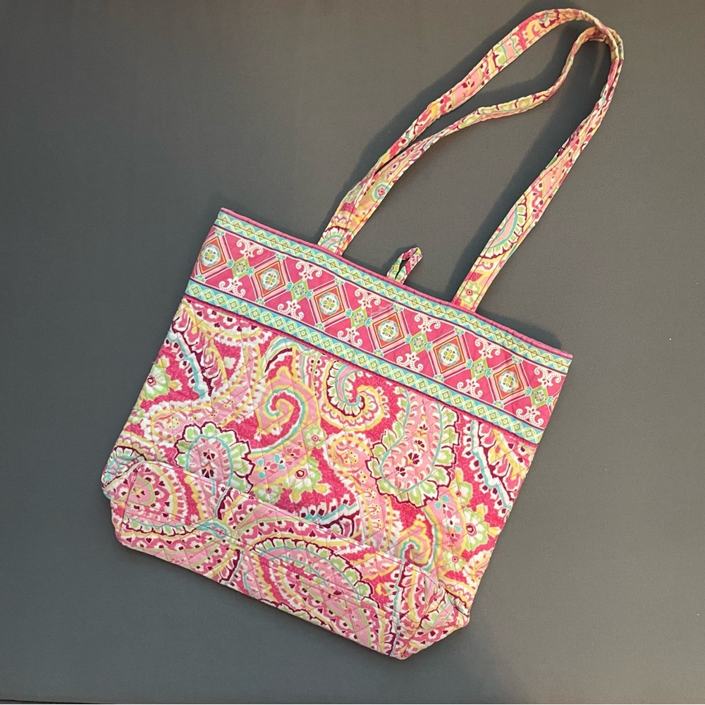 Vera Bradley | Pink Paisley Tote Bag (Retired-Print)